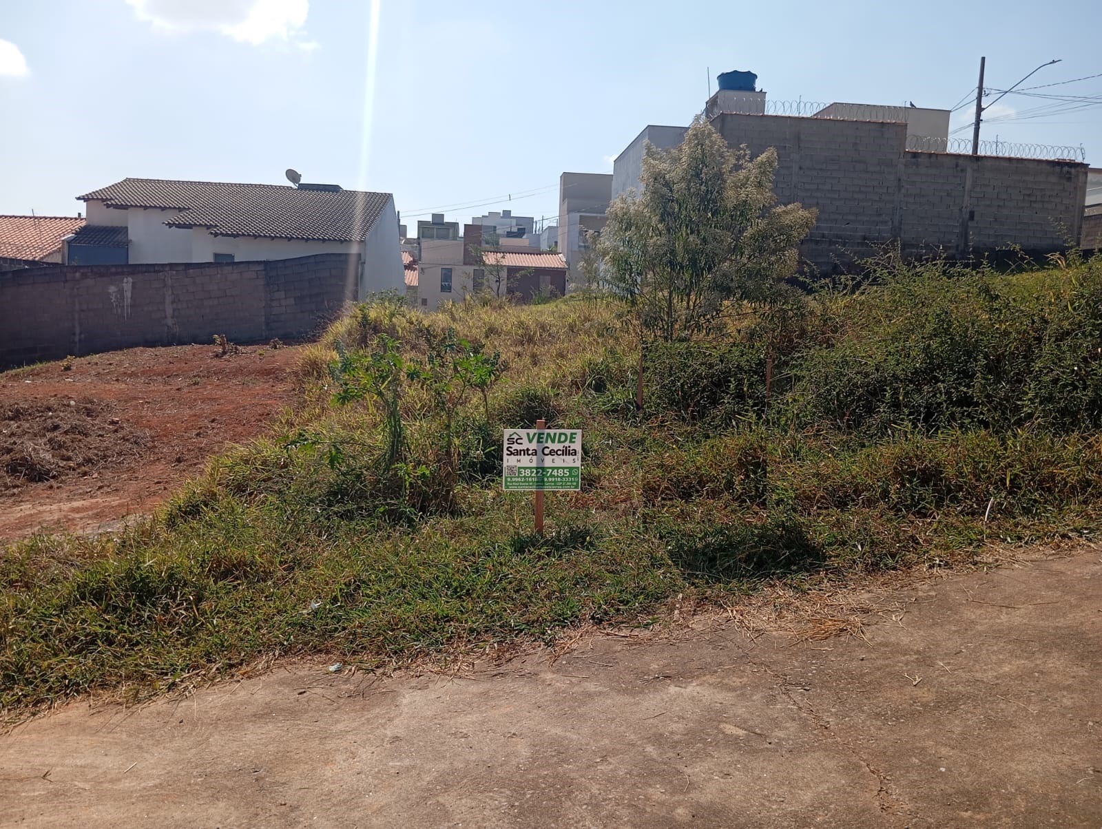 Lote à venda bairro Ouro Branco, 238m².Santa Cecília Imóveis